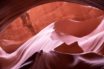 Navajo sandstone in Antelope Canyon Arizona