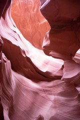 Navajo sandstone in Antelope Canyon Arizona