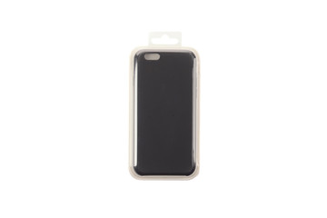 mobile phone cases accessories for smartphone isolated on white background.