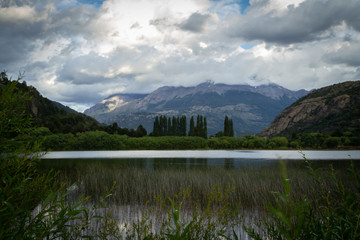 futaleufú, ubicado en la región de los lagos, patagonia, Chile.