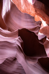 Navajo sandstone in Antelope Canyon Arizona