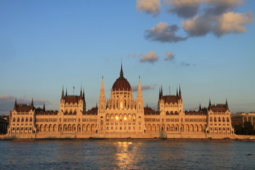 Fototapeta na wymiar Parlamentsgebäude Budapest, Ungarn