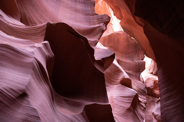 Navajo sandstone in Antelope Canyon Arizona