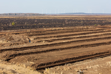 Moorlandschaft in Uchte, Norddeutschland