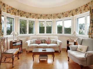 Home interior, antique classic room.