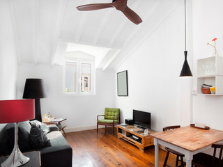 Home interior, modern contemporary furniture room.