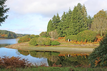 Kennick Reservoir, Devon, in Autumn	