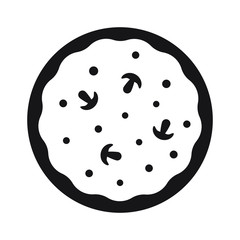 Pizza icon. Italian food. Restaurant Food. Piece of pizza simple vector icon.