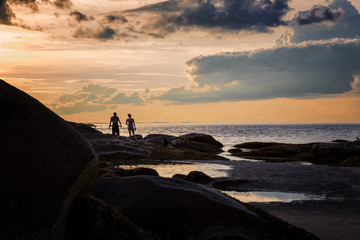 Obraz premium A Beautiful Sunset in Gloucester Massachusetts