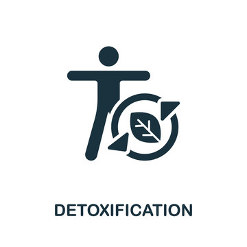 Detoxification Icon. Simple Illustration From Healthy Lifestyle Collection. Creative Detoxification Icon For Web Design, Templates, Infographics