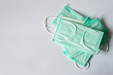  Covid-19 medical disposable face mask The new coronavirus pneumonia received the official name from WHO: COVID-19. protective mask with ear loop self-isolation