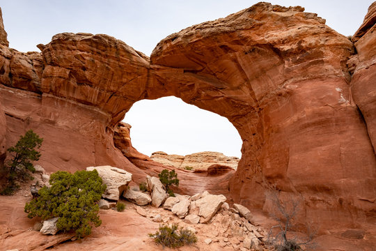 Broken Arch in Arches National Park, Utah