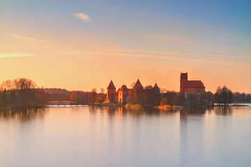 Fototapeta na wymiar Trakai Castle