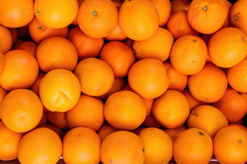 Orange fruits - Pile of orange fruits