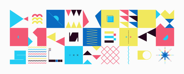 Obraz premium Technology Abstract Vector Pattern Design