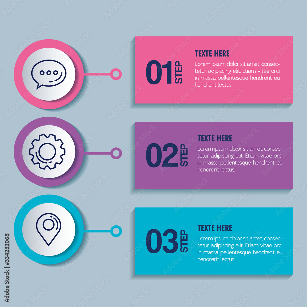 Poster statistical infographic with numbers and business icons vector illustration design