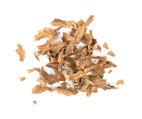 walnut partitions on a white background