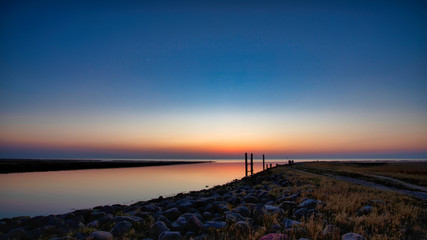 sunset on the warden sea