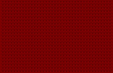 Dark Red Texture of a Wool Pullover.