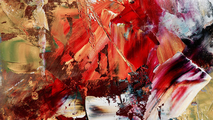 Colorful abstract background wallpaper. Modern motif visual art.  Mixtures of oil paint. Trendy...