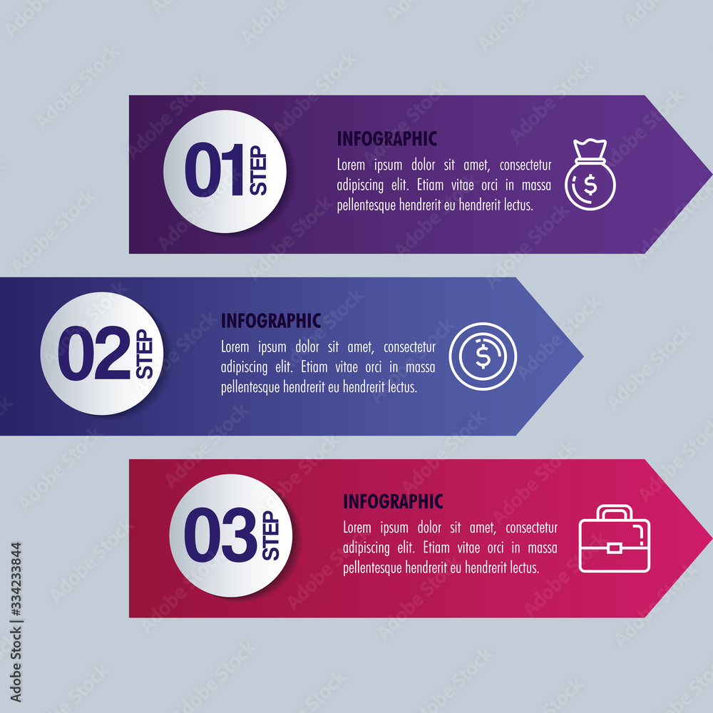 Poster statistical infographic with numbers and business icons vector illustration design
