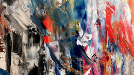 Colorful abstract background wallpaper. Modern motif visual art.  Mixtures of oil paint. Trendy...