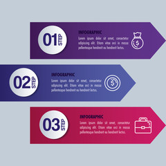 statistical infographic with numbers and business icons vector illustration design