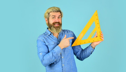 geometric shapes. math and geometry subject. back to school. ready for engineering. tool for...