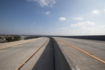 Fototapeta premium Vacant Los Angeles HIghways - COVID-19