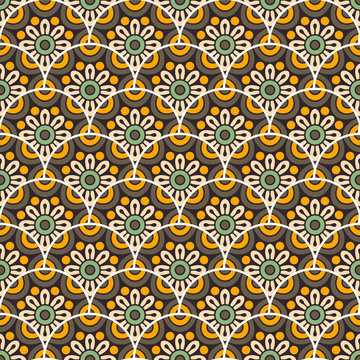 Vintage floral seamless pattern © lovelymandala