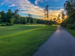 Golf Sunset