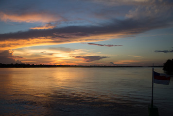 Amazon sunset