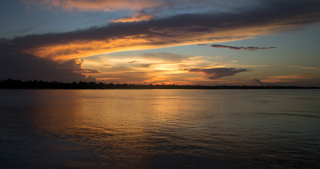 Amazon sunset