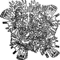 abstract author's pattern