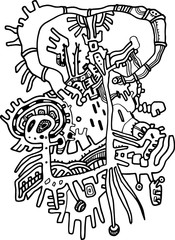 abstract author's pattern