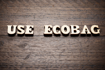 Use ecobag text