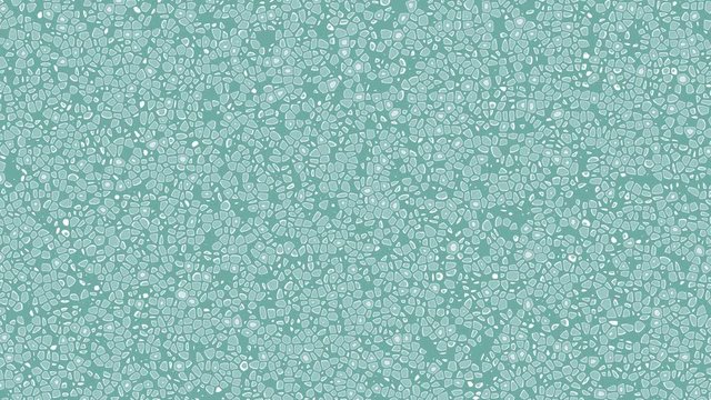 Abstract noise of small cell shapes seamless looping animation. 4k animation, motion design pattern, animated background