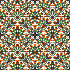 Vintage floral seamless pattern