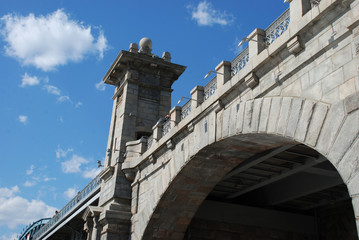 The bridge over the Moscow River in Moscow.