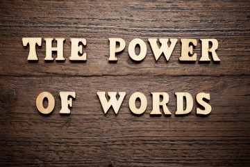 The power of words text