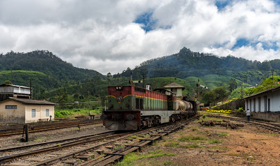 Obraz premium Stary dworzec kolejowy