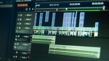 video editting timeline