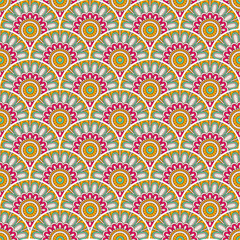 Vintage floral seamless pattern