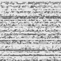 Textrure of irregular spots arranged in uneven horizontal lines. Abstract not seamless pattern in gray colors. Design element background decoration. Stock vector illustration in EPS8.