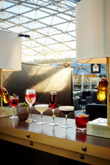 Author 's serving of cocktails from the best barteners