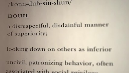 Condescension Definition