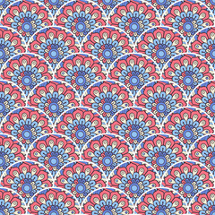 Vintage floral seamless pattern