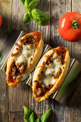Homemade Cheesy Meat Pizza Taco