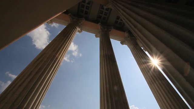 greece athens zappeion ancient columns 