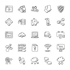  Database and Storage Icons Set 